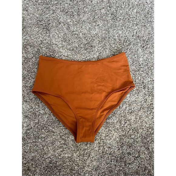 NWOT Andie High Waist Bikini Swim Bottom in Cinnamon Brown Women’s XS beach - Picture 3 of 8